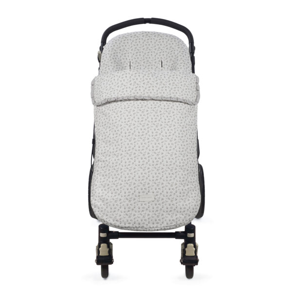 Saco Silla Entretiempo Little Bloom Flor Gris Pasito a Pasito