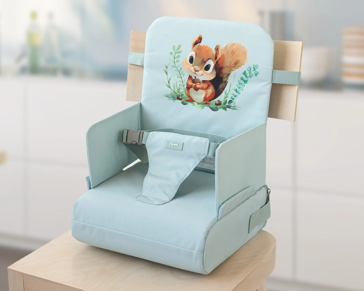 Trona de Viaje Ardilla Menta Kiokids - Imagen 2