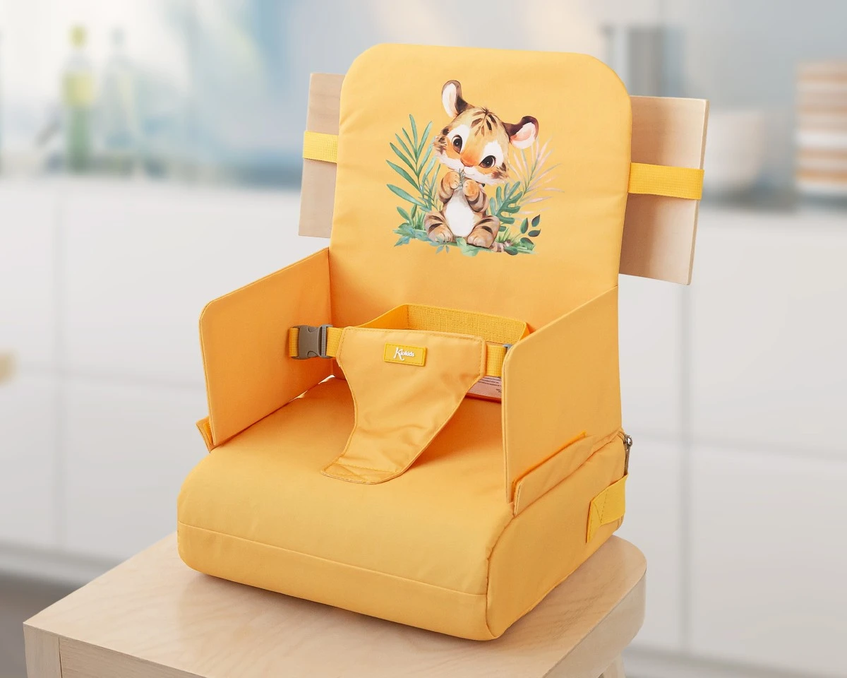 Trona de Viaje Tigre Mostaza Kiokids - Imagen 2