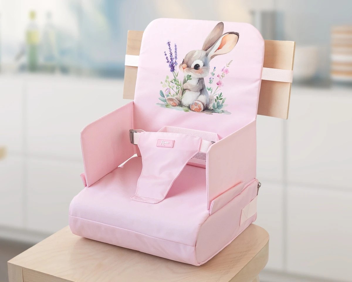 Trona de Viaje Conejito Rosa Kiokids - Imagen 2
