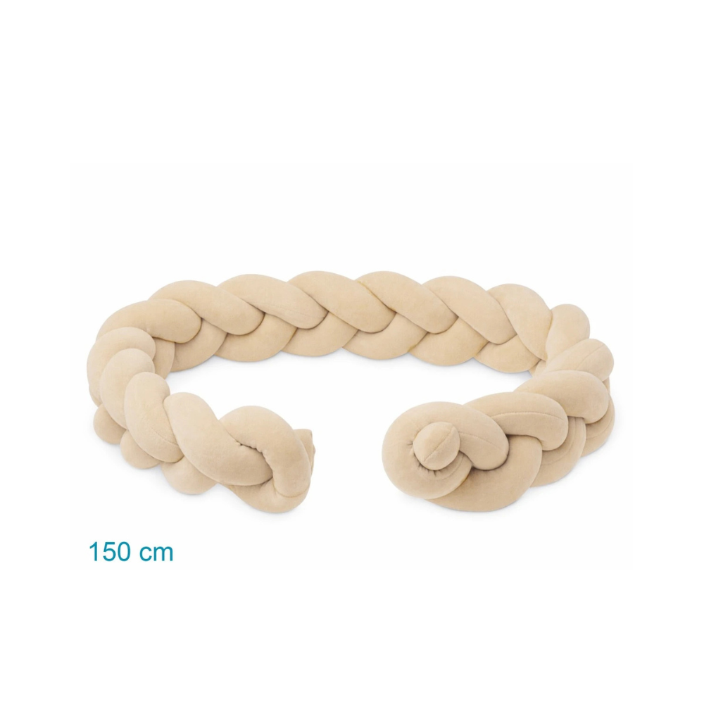Trenza Protectora Cuna Beige 150cm Kiokids - Imagen 4