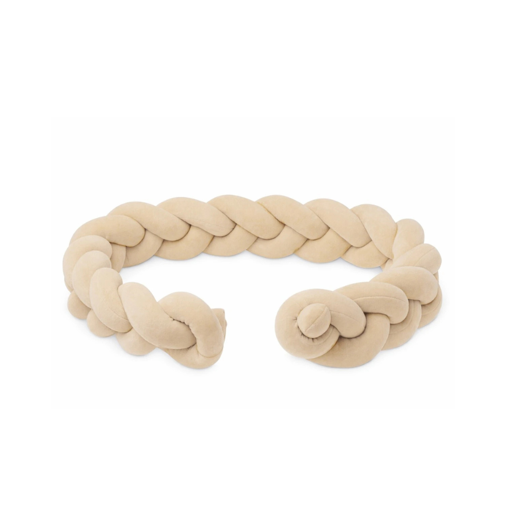 Trenza Protectora Cuna Beige 150cm Kiokids