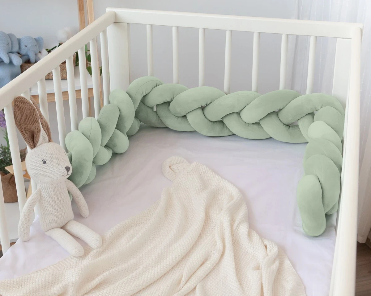 Trenza Protectora Cuna Verde 150cm Kiokids - Imagen 3