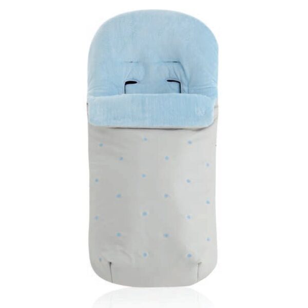 Saco Silla Invierno Velour Romantic Azul Bimbidreams