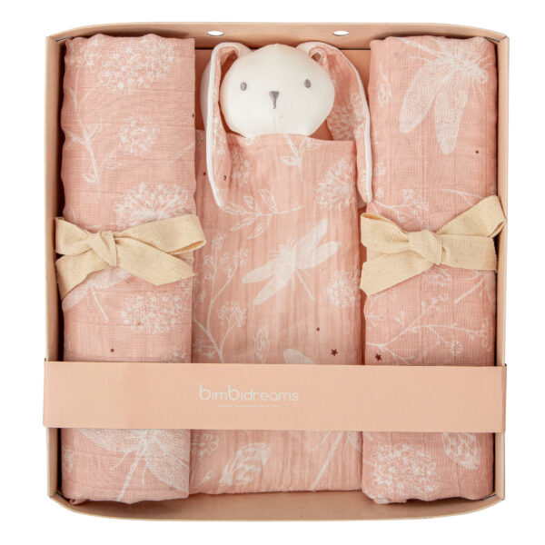 Caja Regalo Gasas y Doudou Dafne Bimbidreams