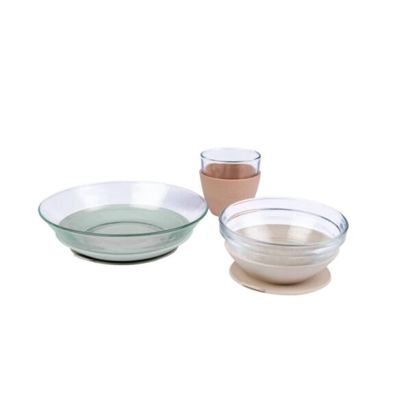 Set Vajilla Cristal Natural Beaba