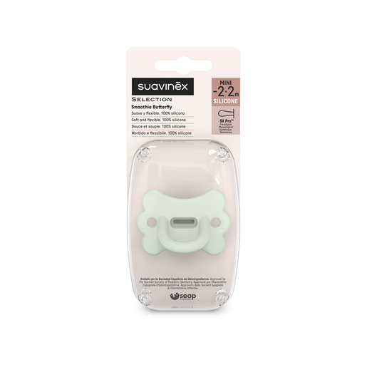 Chupete Butterfly Silicona Verde Mini -2-2m Suavinex - Imagen 3