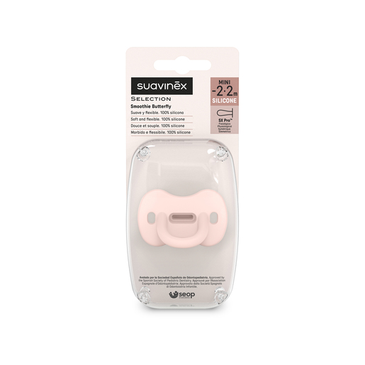 Chupete Todo Silicona Rosa -2-2m Suavinex - Imagen 3