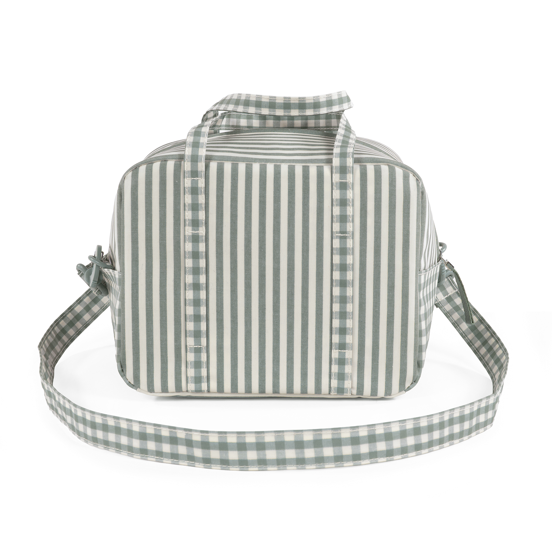 Bolsa Termica Praliné Vichy/Rayas Matcha Walking Mum - Imagen 5