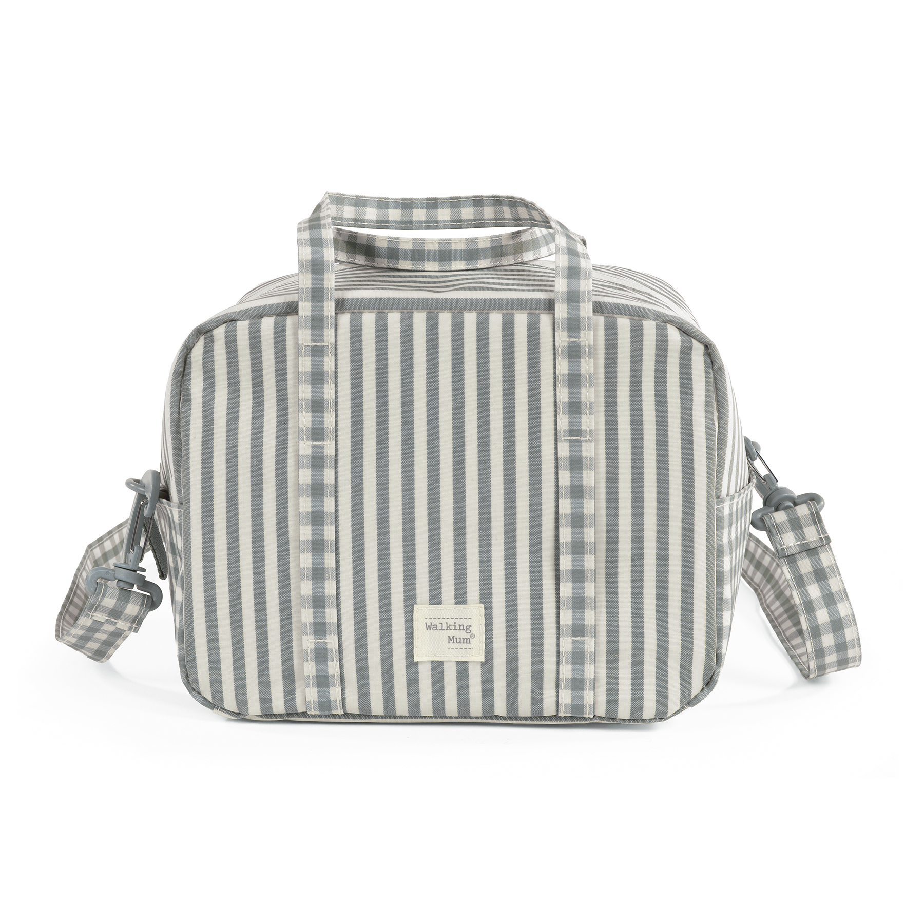 Bolsa Termica Praliné Vichy/Rayas Matcha Walking Mum