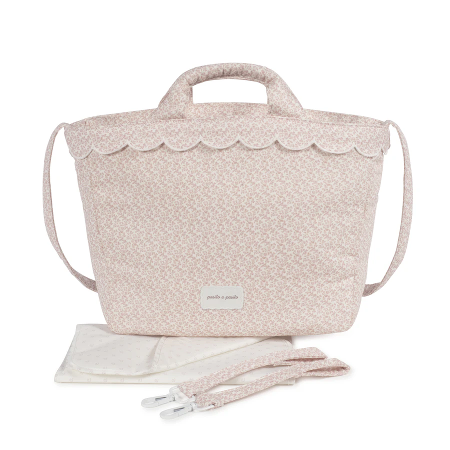 Bolsa Canastilla Maison Tender Flores Pasito a Pasito