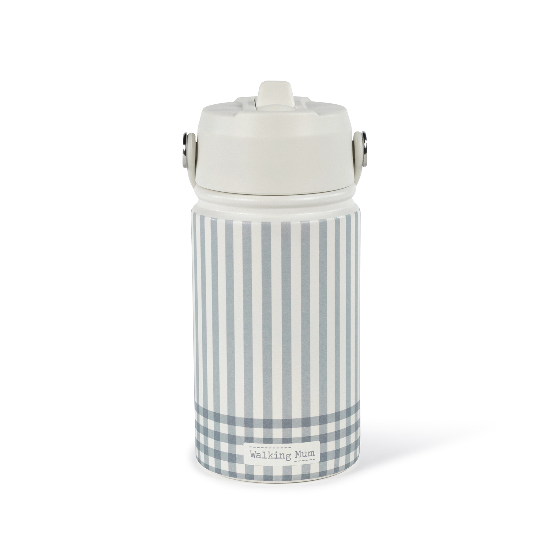 Botella Termica Praliné Vichy/Rayas Matcha Walking Mum - Imagen 4