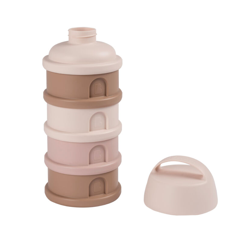 Caja Dosificadora de Leche Apilable Rosa Cotton Beaba - Imagen 3