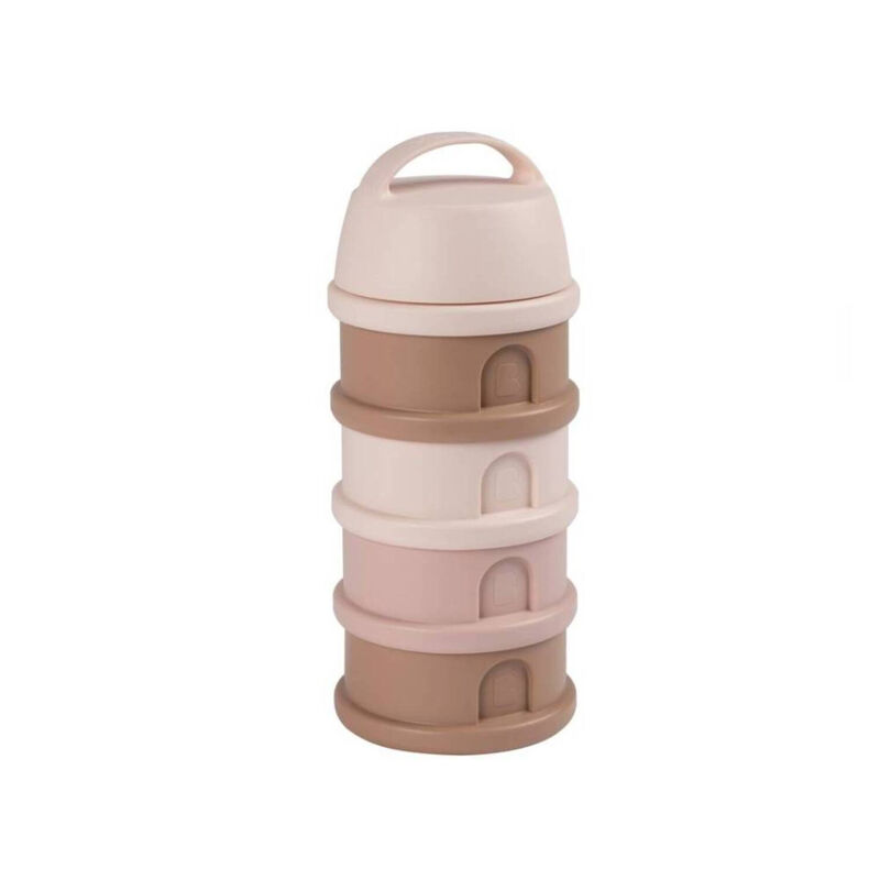 Caja Dosificadora de Leche Apilable Rosa Cotton Beaba - Imagen 2