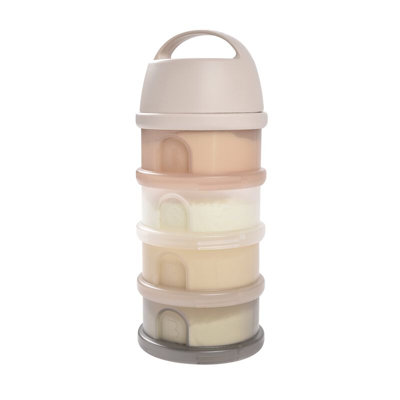 Caja Dosificadora de Leche Apilable Translucido Natural Beaba - Imagen 3