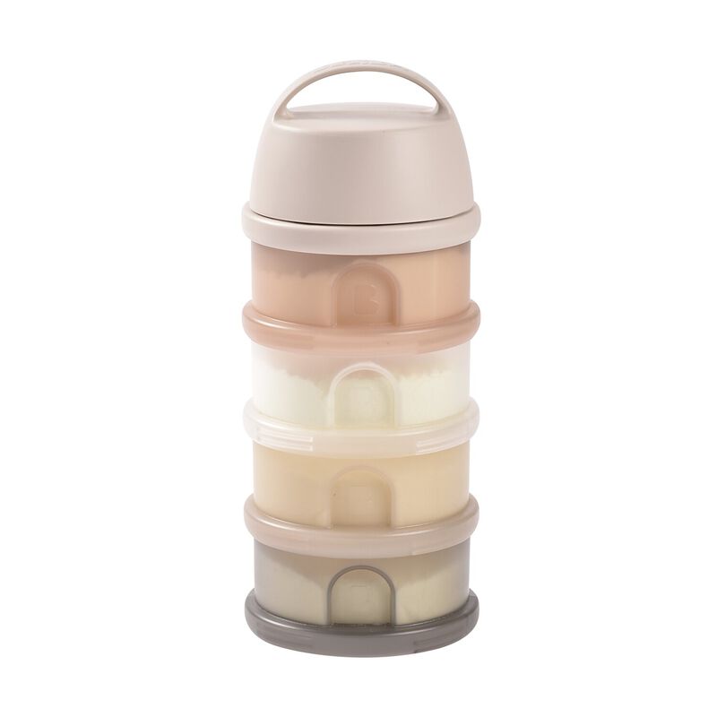 Caja Dosificadora de Leche Apilable Translucido Natural Beaba - Imagen 4