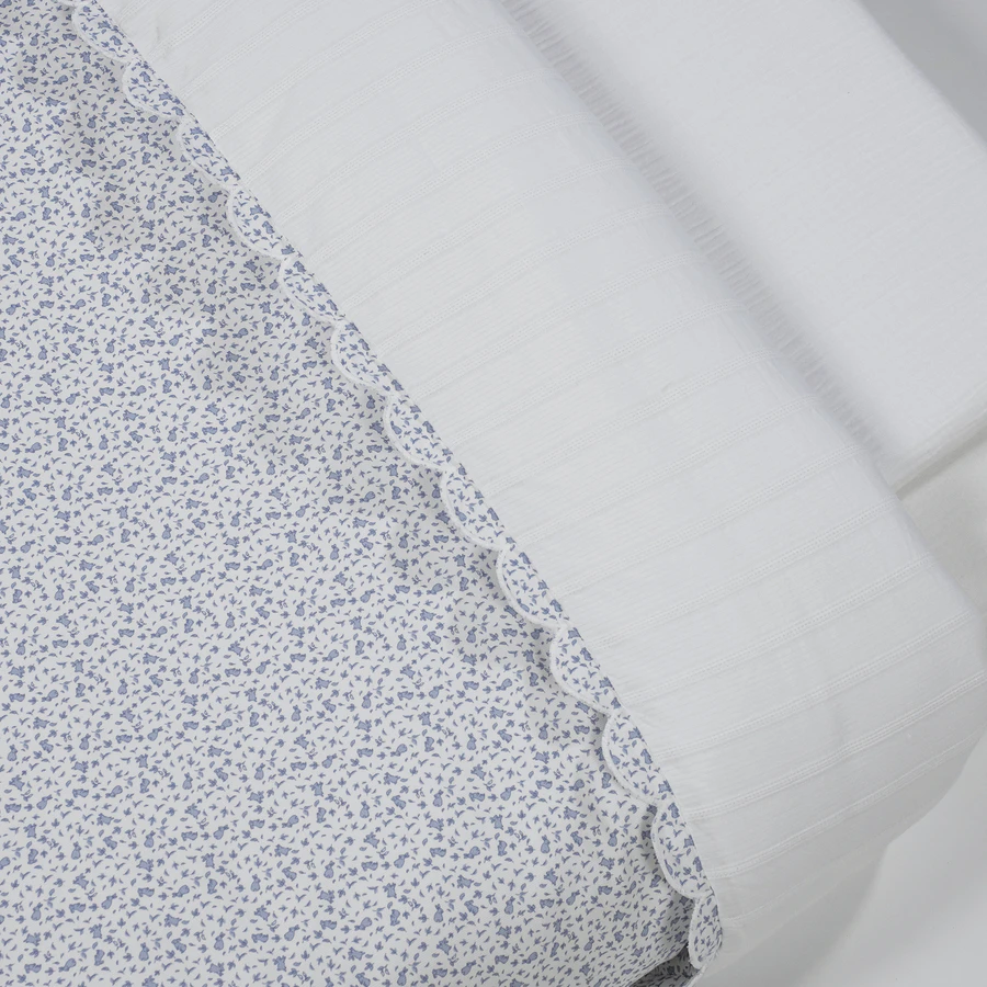 Funda nordica + bajera + almohada cuna Maison Tender Conejitos Pasito a Pasito - Imagen 3