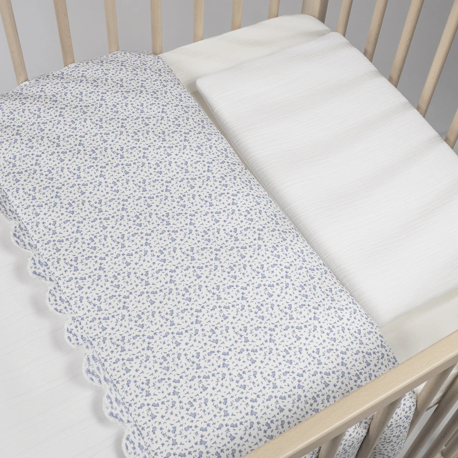 Funda nordica + bajera + almohada cuna Maison Tender Conejitos Pasito a Pasito - Imagen 2