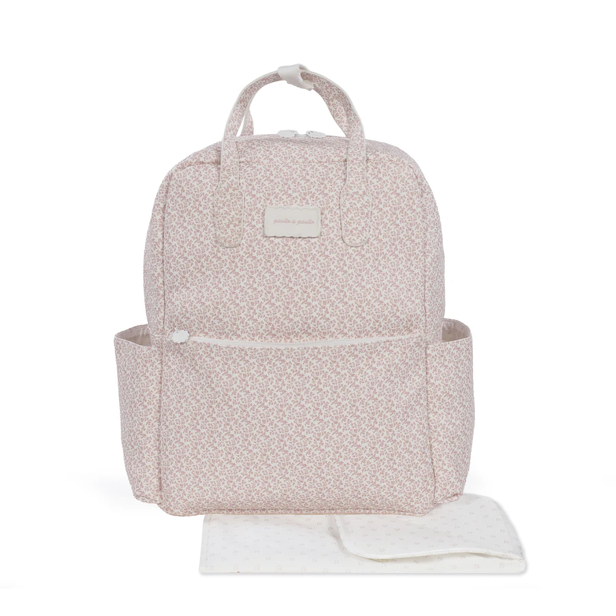 Mochila Maison Tender Flores Pasito a Pasito