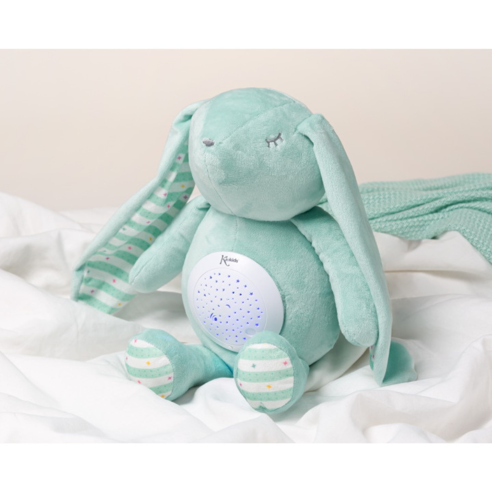 Peluche luz y sonido Conejo Menta Kiokids - Imagen 2