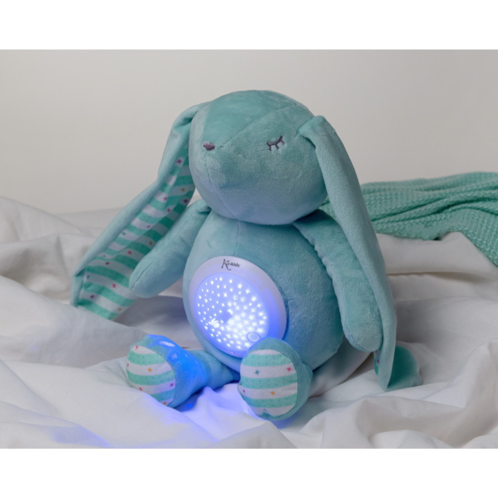 Peluche luz y sonido Conejo Menta Kiokids - Imagen 3