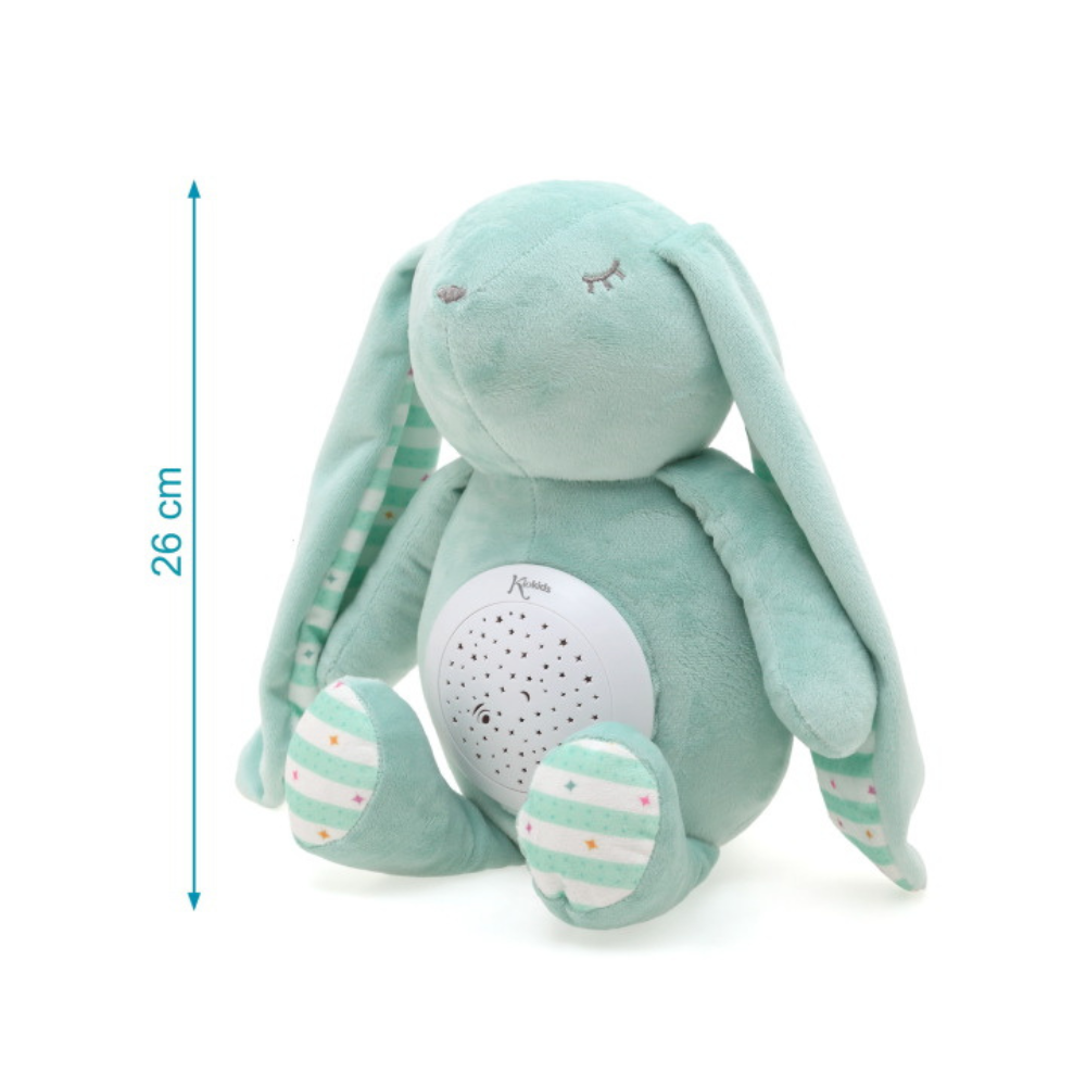 Peluche luz y sonido Conejo Menta Kiokids - Imagen 5