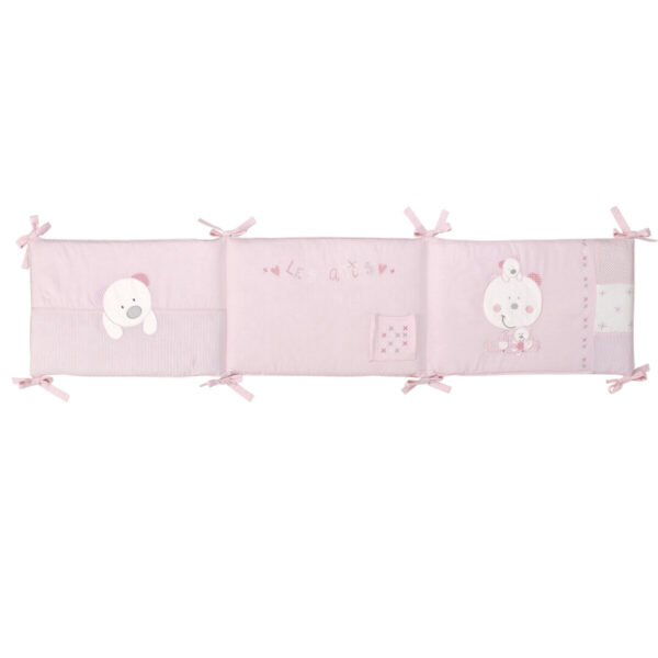 Protector Cuna Les Amis Rosa Bimbidreams