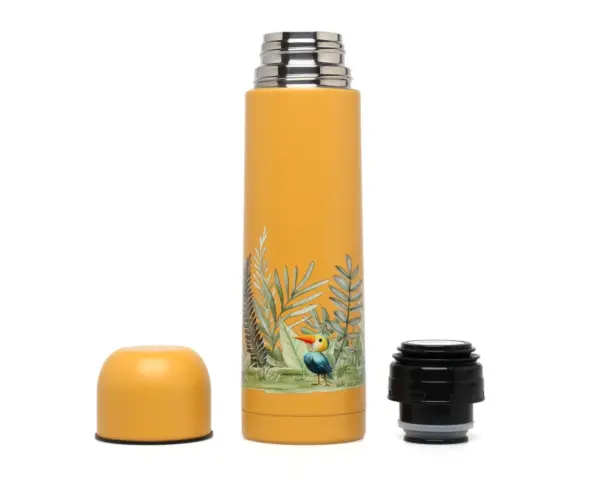 Termo Liquido 500ml Tigre Mostaza Kiokids