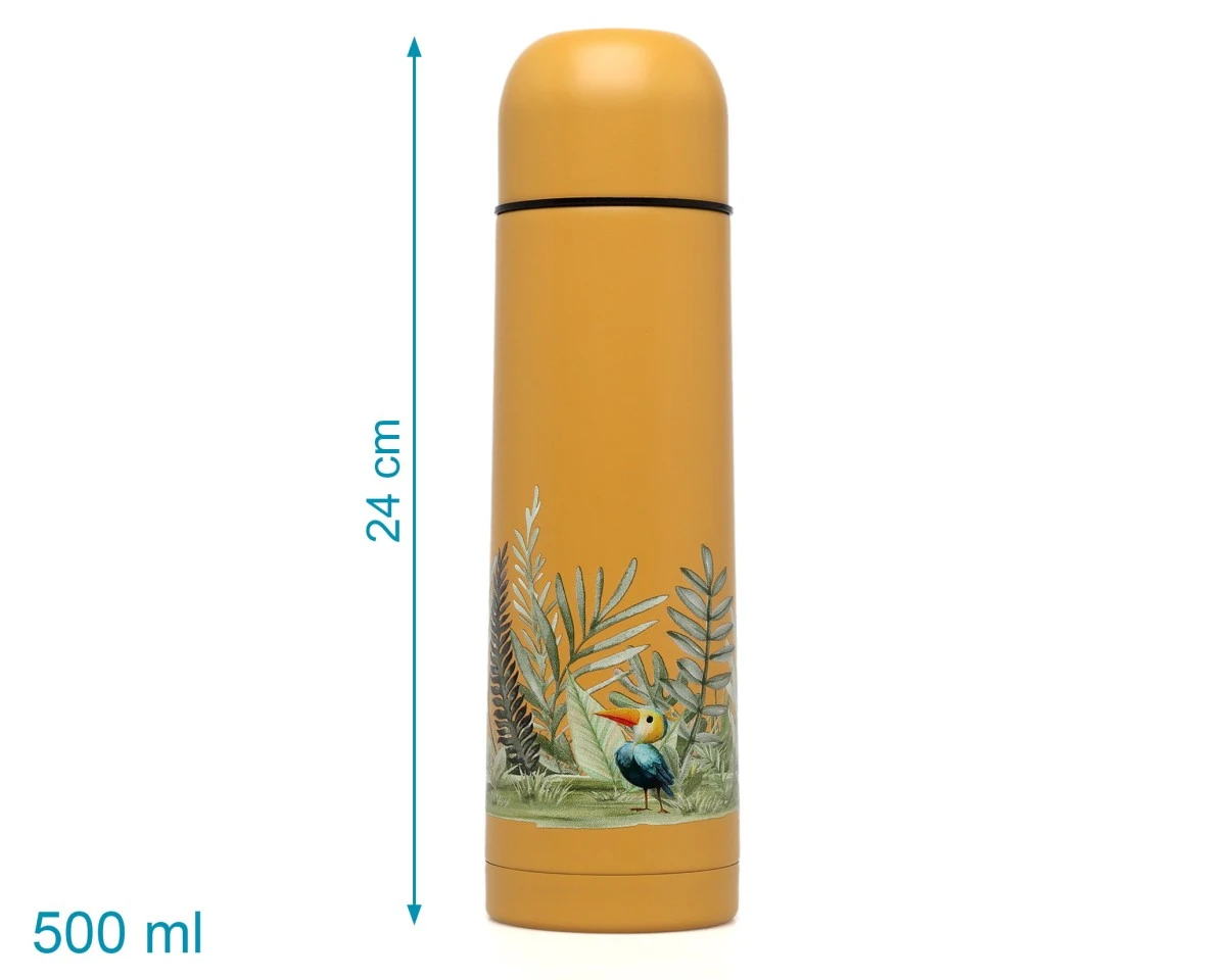 Termo Liquido 500ml Tigre Mostaza Kiokids - Imagen 3