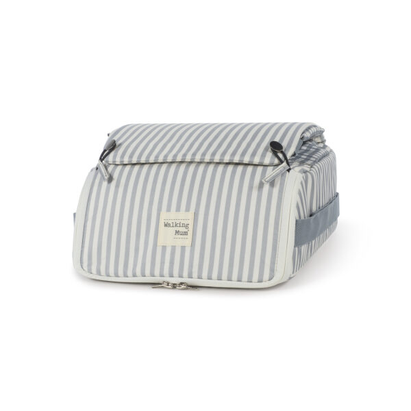 Trona Portatil Praliné Vichy/Rayas Matcha Walking Mum